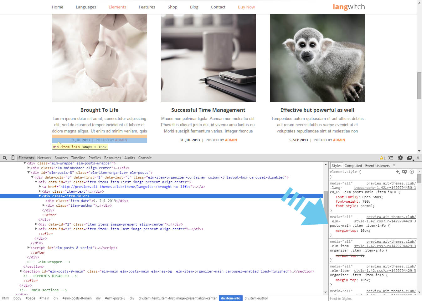 CSS Selectors for tag