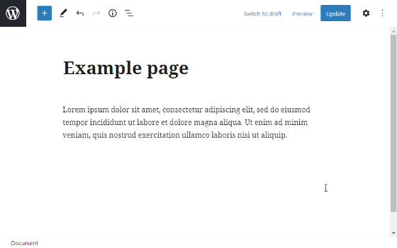 Cum să adăugați un bloc la pagina în WordPress și cum să-l reordonați