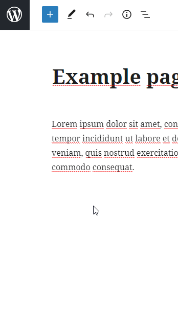 WordPress kernblokken