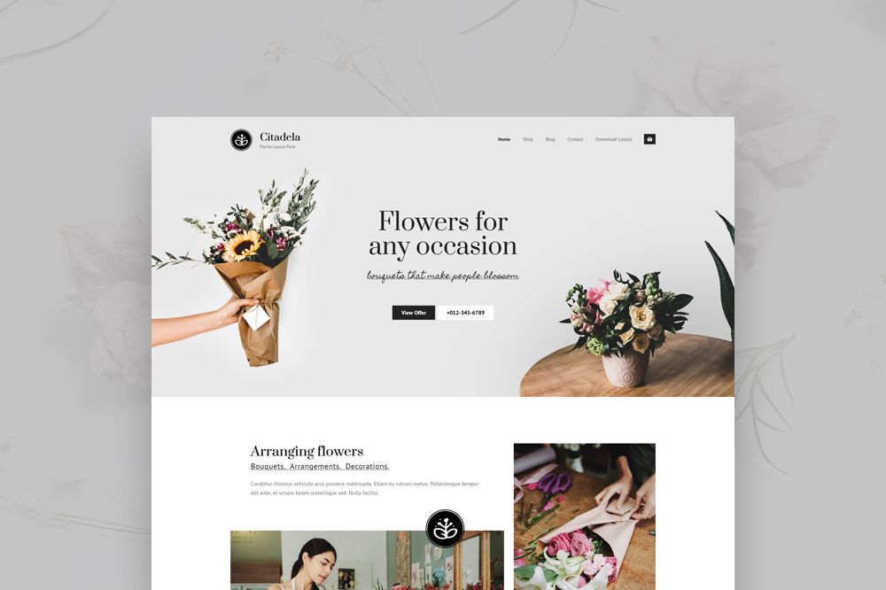 Get a FREE Florist layout for Citadela