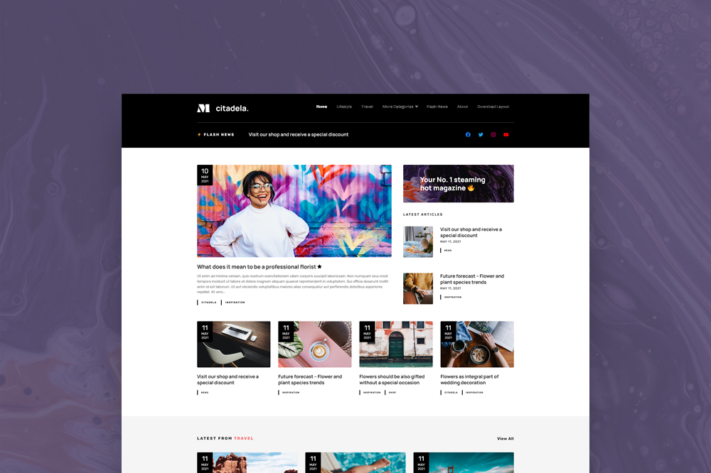 Magazine WordPress Theme with must have features
