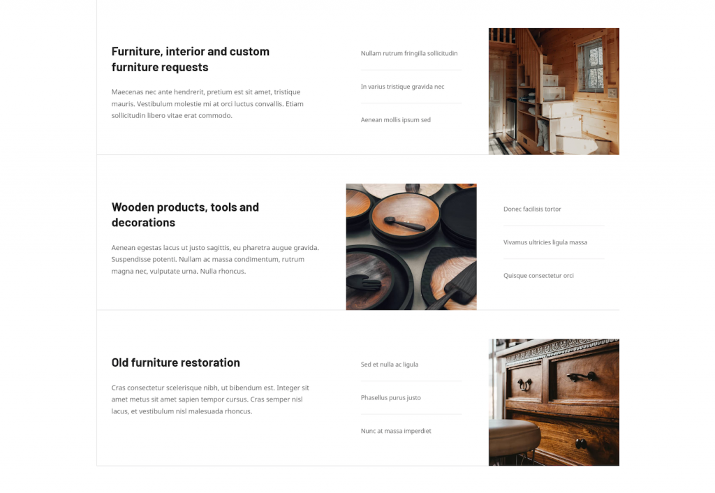 Craftsman WordPress-Theme-Dienste