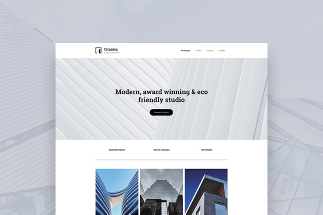 Arhitekts WordPress tēma
