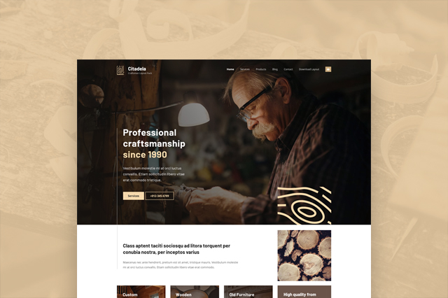 Craftsman WordPress Teması
