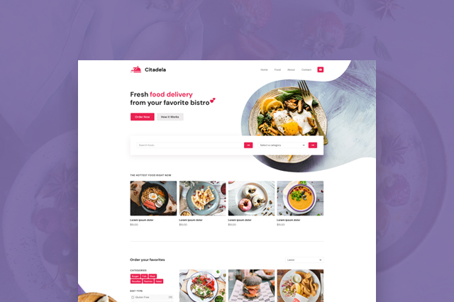 The best food delivery WordPress theme to help you get started!