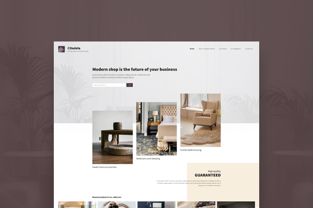 Furniture store WordPress Theme
