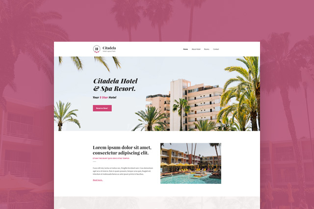 Hotel WordPress Theme