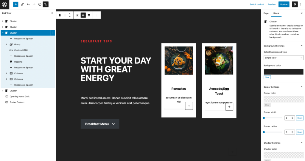 User Friendly WordPress Restaurant Menu Plugin